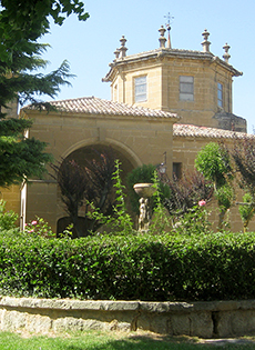 Ermita de los Remedios, en la villa divisera de San Vicente de la Sonsierra